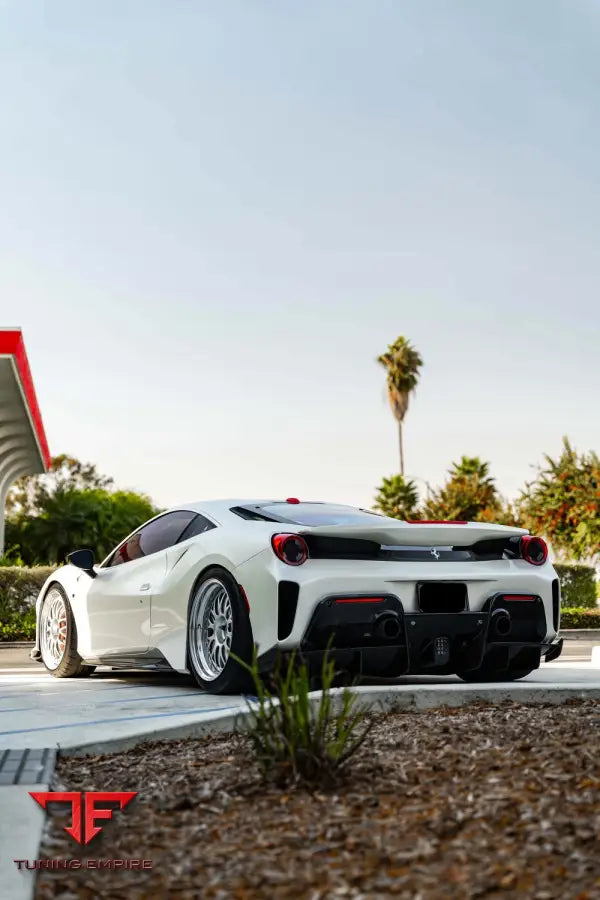 FERRARI 488 PISTA FORGED WHEELS AND EXHAUST SYSTEM