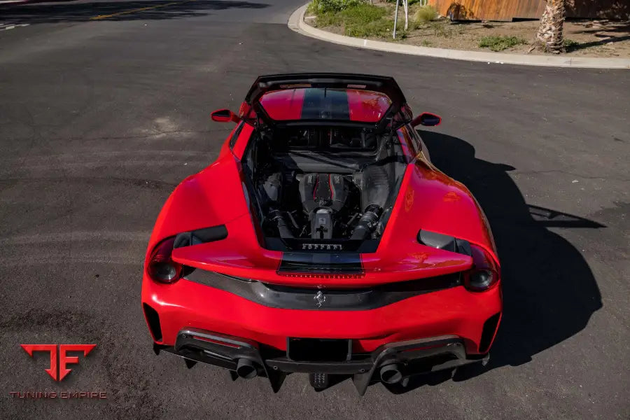 FERRARI 488 PISTA FORGED WHEELS AND EXHAUST SYSTEM