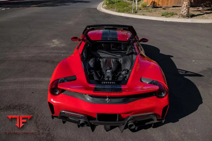 FERRARI 488 PISTA FORGED WHEELS AND EXHAUST SYSTEM