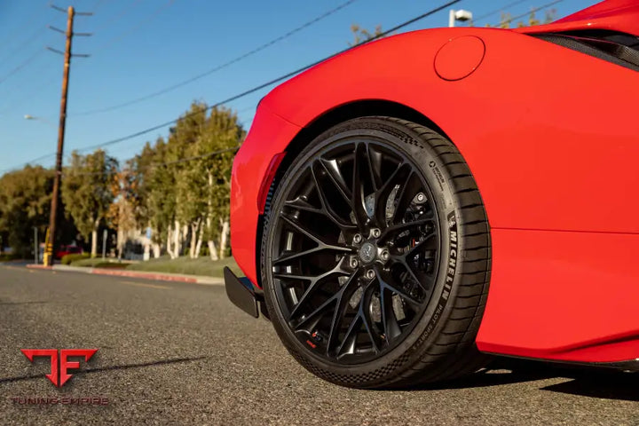 FERRARI 488 PISTA FORGED WHEELS AND EXHAUST SYSTEM