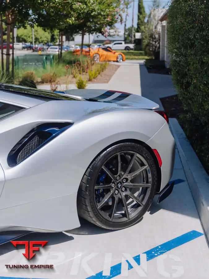 FERRARI 488 PISTA FORGED WHEELS AND EXHAUST SYSTEM