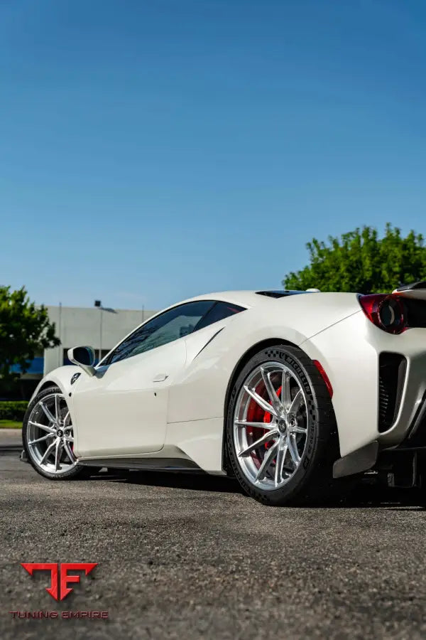 FERRARI 488 PISTA FORGED WHEELS AND EXHAUST SYSTEM