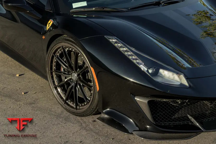 FERRARI 488 PISTA FORGED WHEELS AND EXHAUST SYSTEM