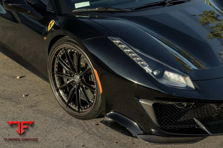 FERRARI 488 PISTA FORGED WHEELS AND EXHAUST SYSTEM