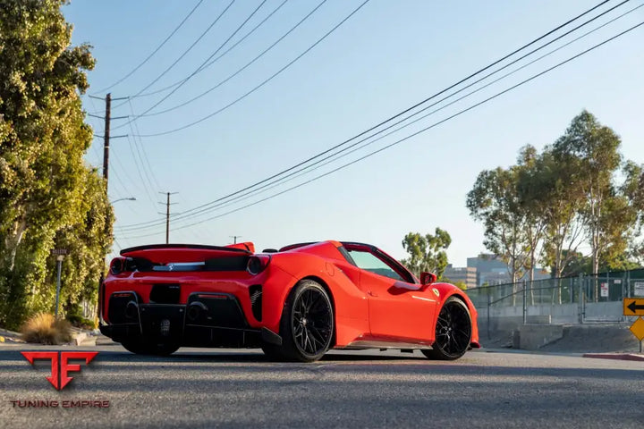 FERRARI 488 PISTA FORGED WHEELS AND EXHAUST SYSTEM