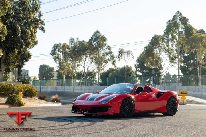 FERRARI 488 PISTA FORGED WHEELS AND EXHAUST SYSTEM