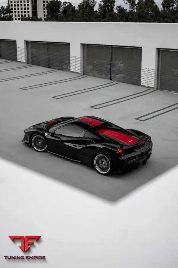 FERRARI 488 PISTA FORGED WHEELS AND EXHAUST SYSTEM