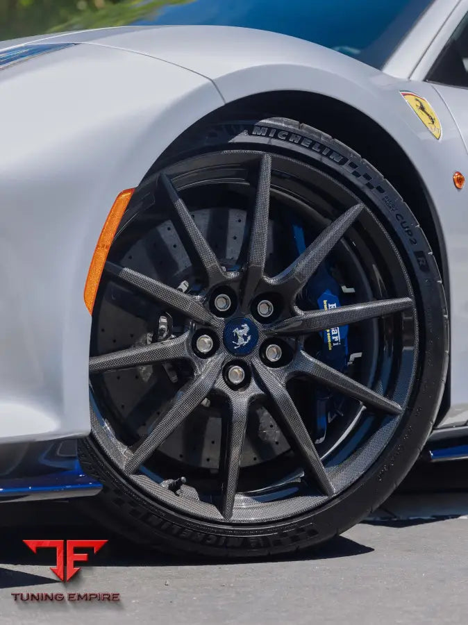 FERRARI 488 PISTA FORGED WHEELS AND EXHAUST SYSTEM