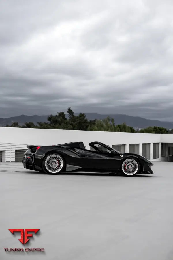 FERRARI 488 PISTA FORGED WHEELS AND EXHAUST SYSTEM