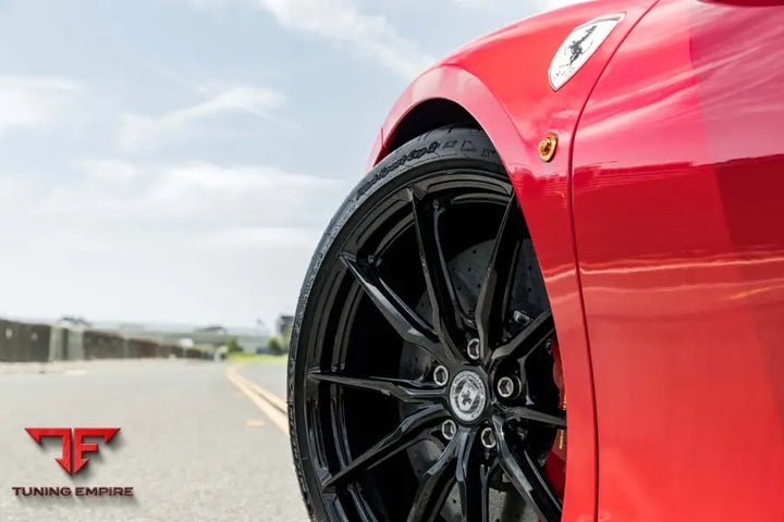 FERRARI 488 PISTA FORGED WHEELS AND EXHAUST SYSTEM