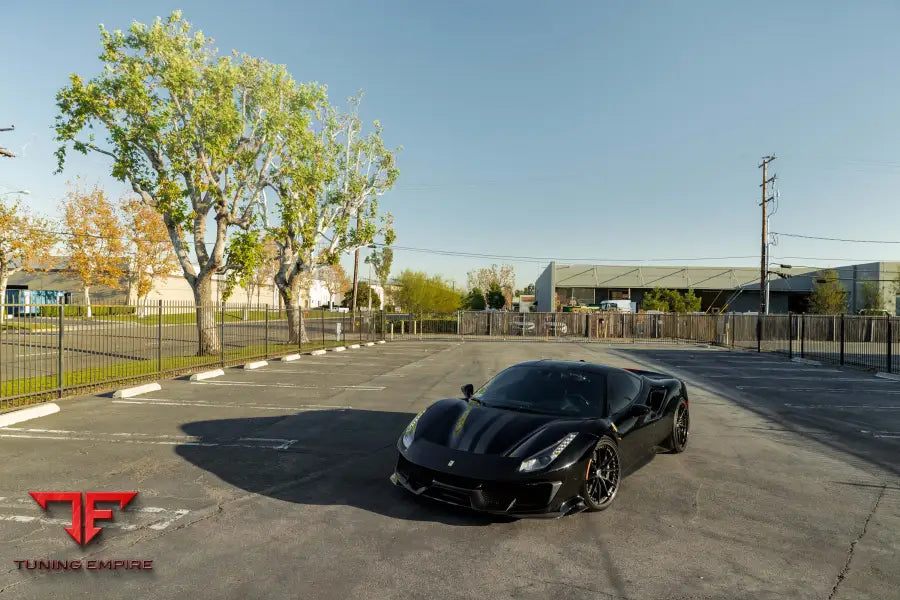 FERRARI 488 PISTA FORGED WHEELS AND EXHAUST SYSTEM