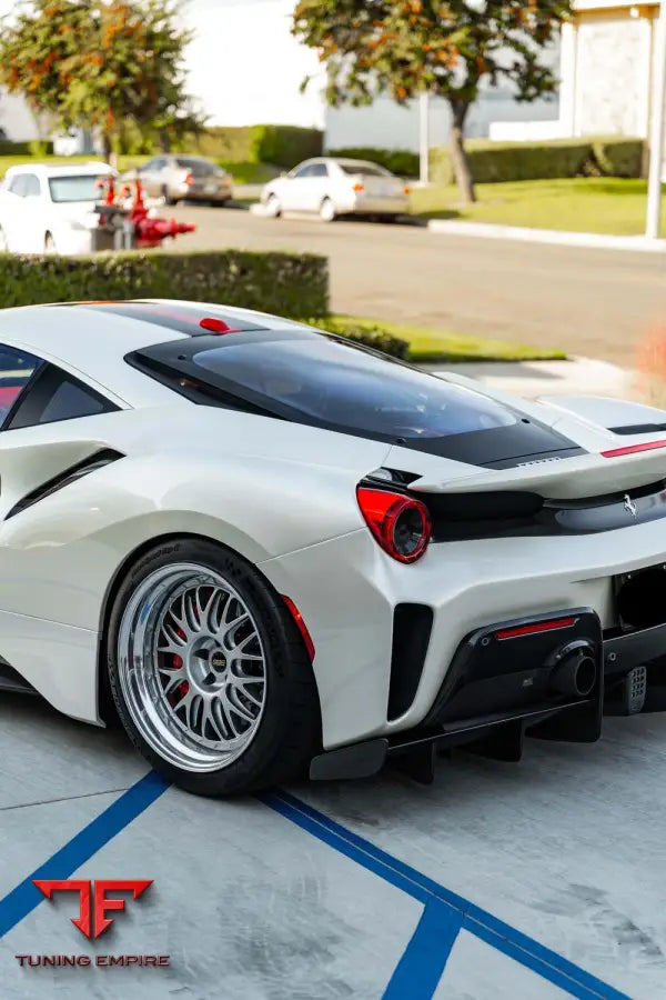 FERRARI 488 PISTA FORGED WHEELS AND EXHAUST SYSTEM
