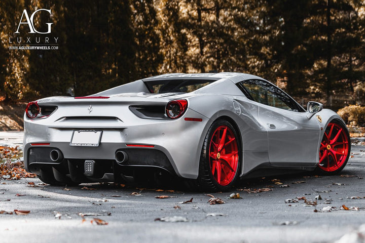 Ferrari 488 Spyder on custom forged wheels