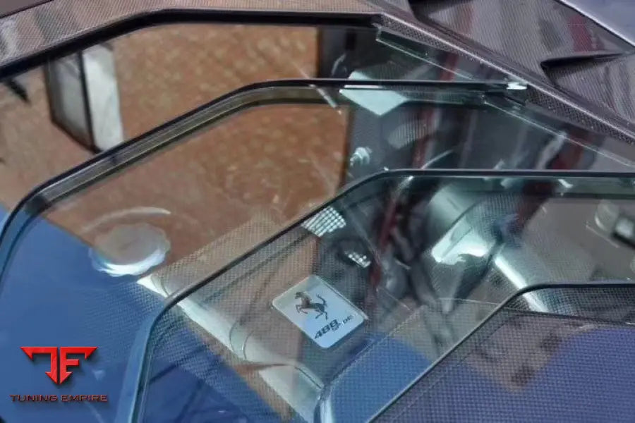 FERRARI 488 SPYDER MSY STYLE CARBON FIBER ENGINE HOOD BSD