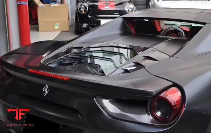 FERRARI 488 SPYDER MSY STYLE CARBON FIBER ENGINE HOOD BSD