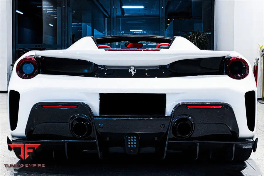FERRARI 488 SPYDER PISTA STYLE REAR BUMPER & WING BSD