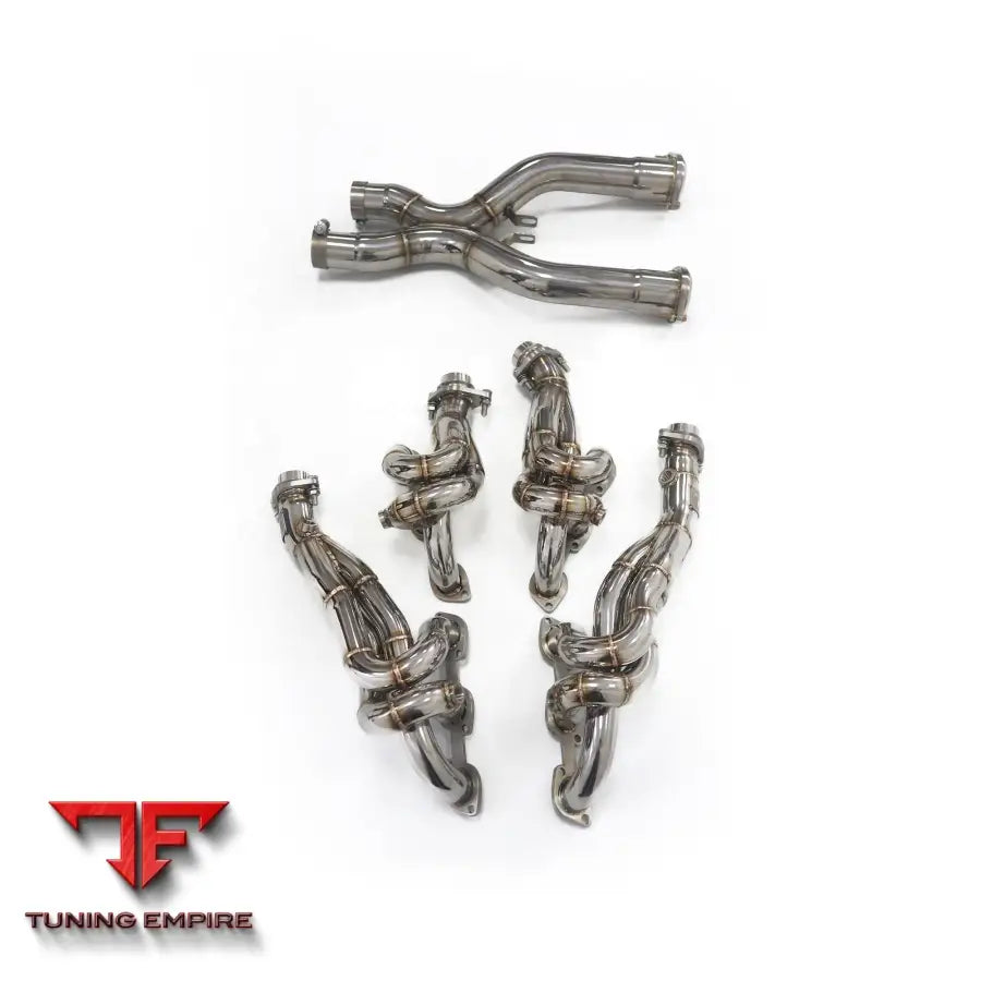 FERRARI 599 STAINLESS STEEL RAZOR EXHAUST HEADER AND MID-PIPE