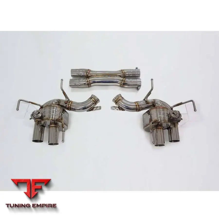 FERRARI 812 6.5L STAINLESS STEEL CATBACK RAZOR EXHAUST X-PIPE WITH MUFFLER VALVE