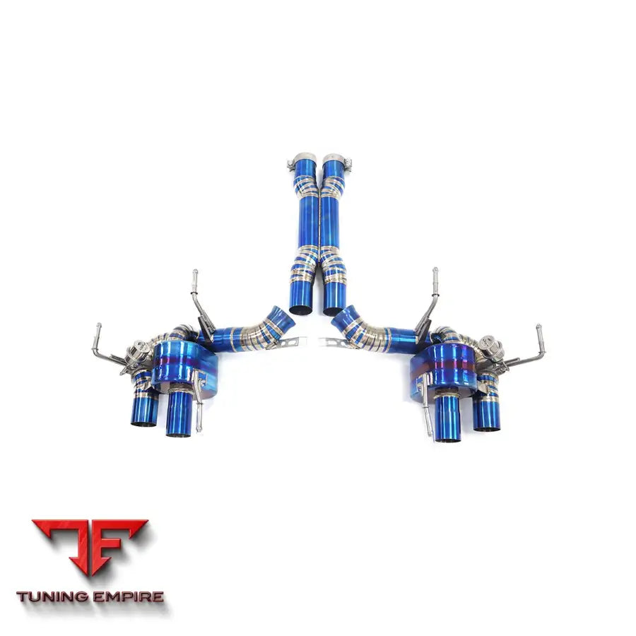 FERRARI 812 6.5L TITANIUM CATBACK RAZOR EXHAUST WITH MUFFLER VALVE