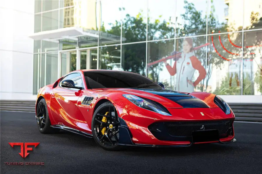 FERRARI 812 SUPERFAST & GTS MSY STYLE DRY CARBON FIBER FRONT BUMPER AIR VENT BSD