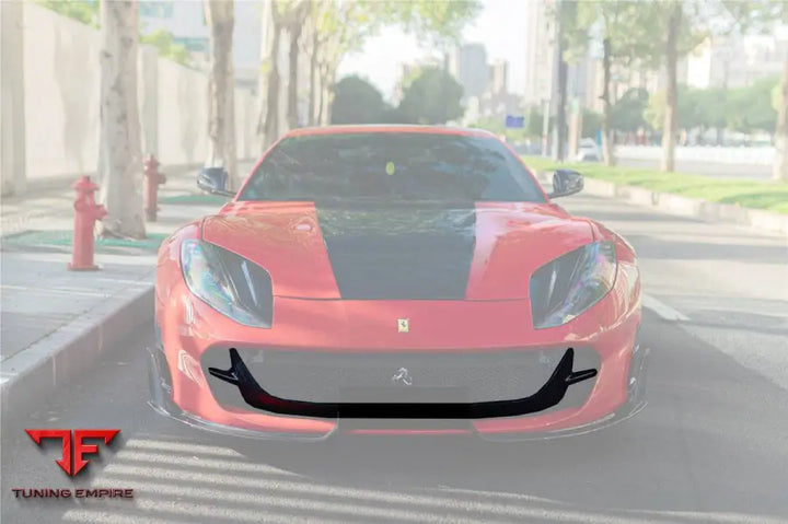 FERRARI 812 SUPERFAST & GTS MSY STYLE DRY CARBON FIBER FRONT BUMPER AIR VENT BSD