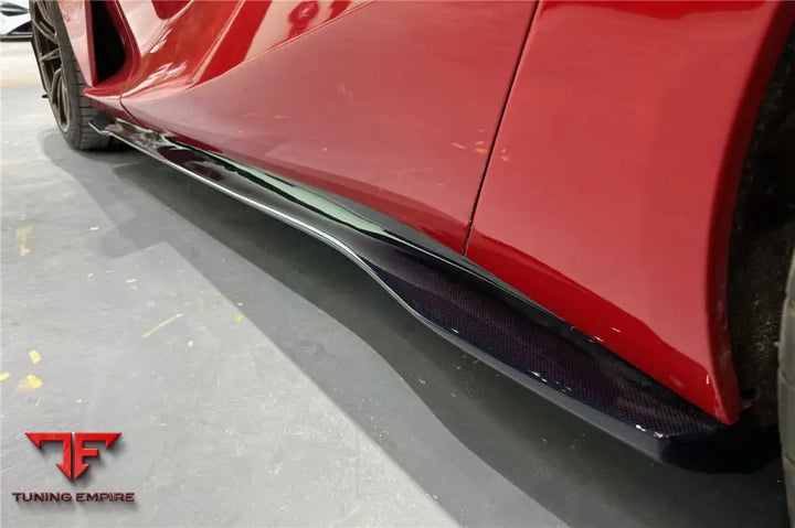 FERRARI 812 SUPERFAST & GTS MSY STYLE DRY CARBON FIBER SIDE SKIRTS BSD