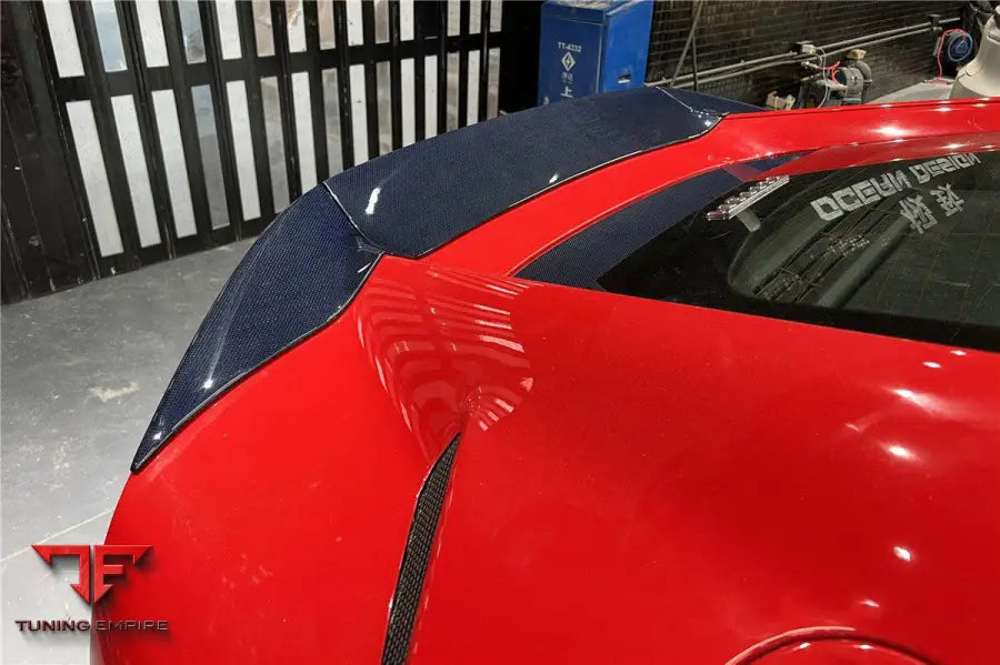 FERRARI 812 SUPERFAST MSY STYLE DRY CARBON FIBER TRUNK SPOILER BSD