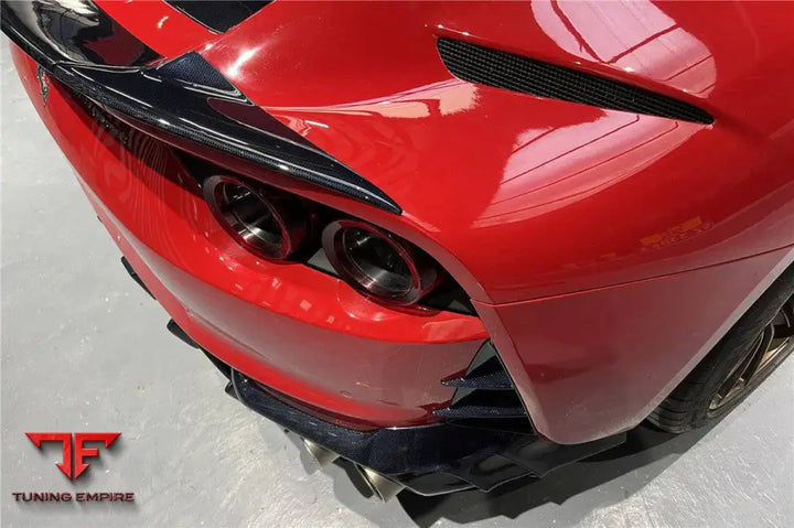 FERRARI 812 SUPERFAST MSY STYLE DRY CARBON FIBER TRUNK SPOILER BSD