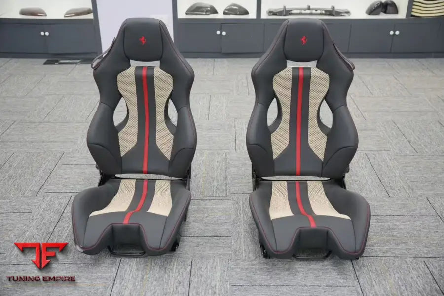 FERRARI CARBON BUCKET SPORT SEATS - FULLY CUSTOMIZABLE