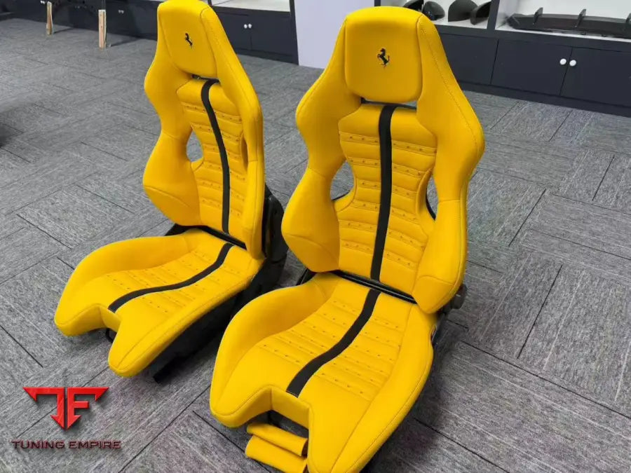 FERRARI CARBON BUCKET SPORT SEATS - FULLY CUSTOMIZABLE