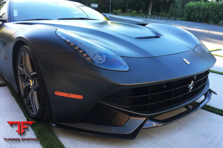 FERRARI F12 BERLINETTA RS STYLE CARBON FIBER FRONT LIP BSD
