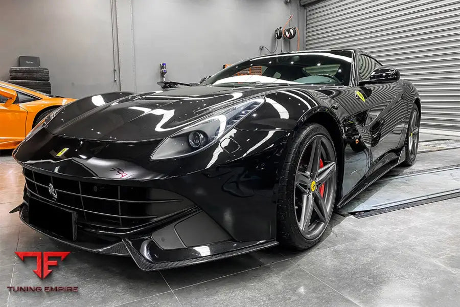 FERRARI F12 BERLINETTA RS STYLE CARBON FIBER FRONT LIP BSD