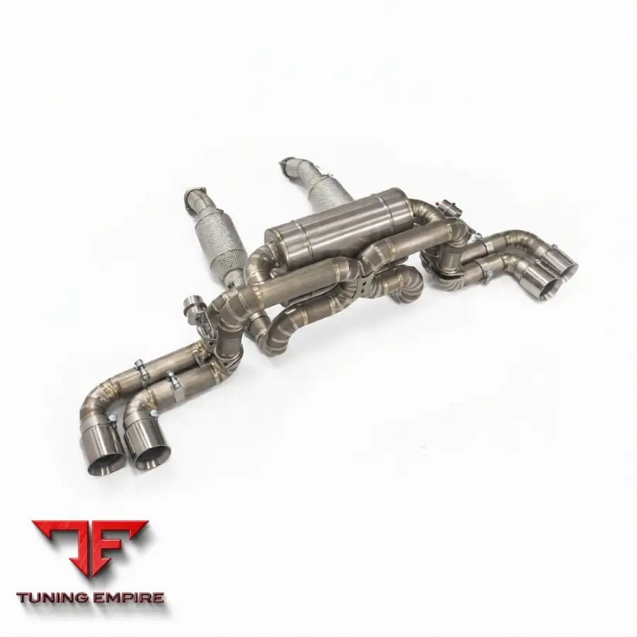 FERRARI F360 3.6L TITANIUM RAZOR EXHAUST DOWNPIPE WITH MUFFLER VALVE
