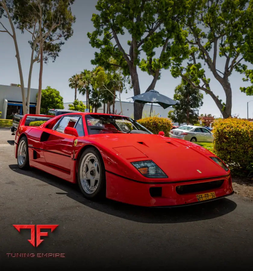FERRARI F40 FORGED WHEELS AND EXHAUST SYSTEM