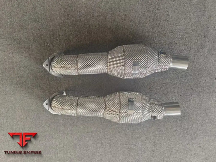 FERRARI F430 DOWNPIPES WITH SPORT CATS OR CATLESS