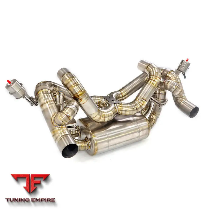 FERRARI F430 SCUDERIA 4.3L TITANIUM CATBACK RAZOR EXHAUST WITH MUFFLER VALVE