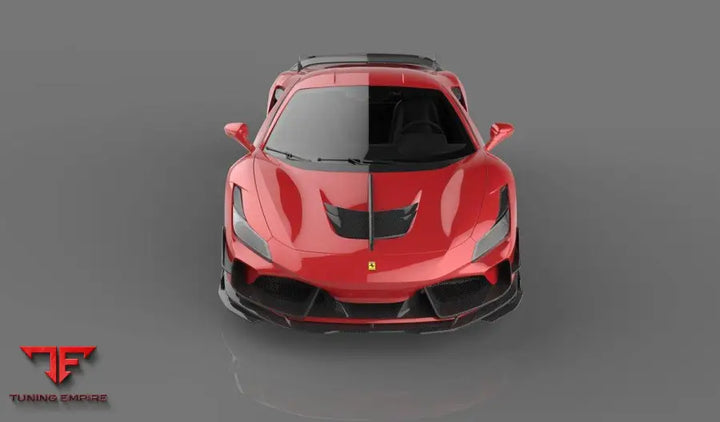 FERRARI F8 CARBON FIBER RAZOR AERO BODY KIT