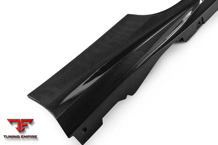 FERRARI F8 OEM STYLE DRY CARBON FIBER SIDE SKIRTS BSD