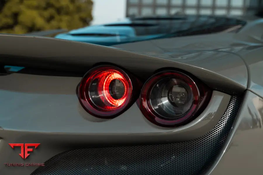 FERRARI F8 FORGED WHEELS AND EXHAUST SYSTEM