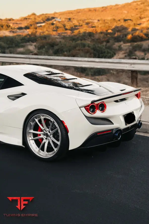 FERRARI F8 FORGED WHEELS AND EXHAUST SYSTEM