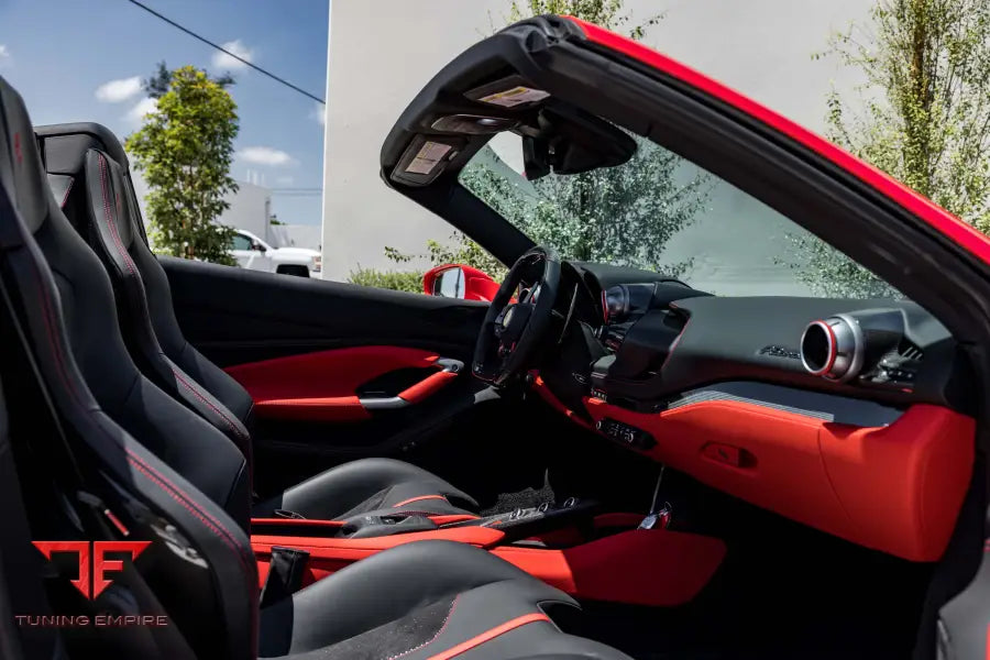 FERRARI F8 FORGED WHEELS AND EXHAUST SYSTEM