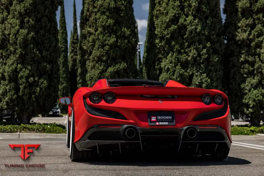 FERRARI F8 FORGED WHEELS AND EXHAUST SYSTEM