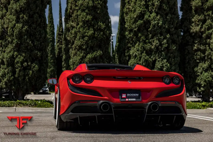 FERRARI F8 FORGED WHEELS AND EXHAUST SYSTEM