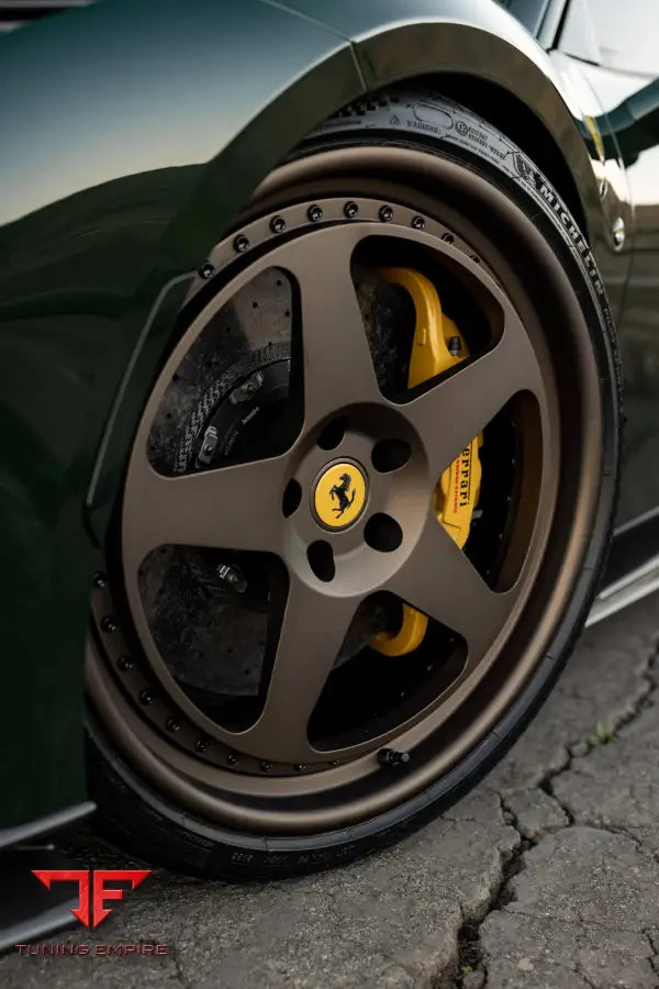 FERRARI F8 FORGED WHEELS AND EXHAUST SYSTEM