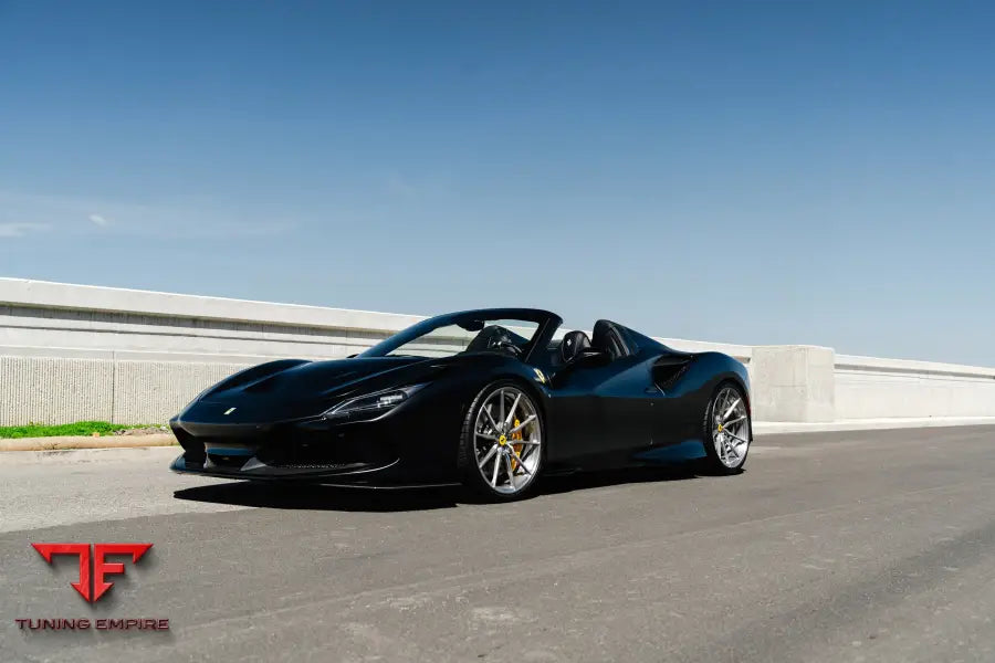 FERRARI F8 FORGED WHEELS AND EXHAUST SYSTEM