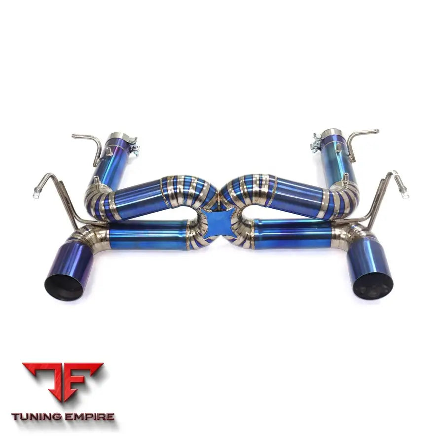 FERRARI F8 TITANIUM CATBACK RAZOR EXHAUST