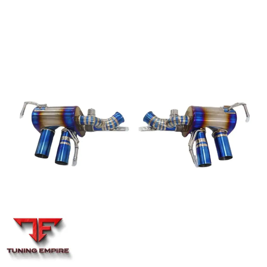 FERRARI FF TITANIUM CATBACK RAZOR EXHAUST WITH MUFFLER VALVE
