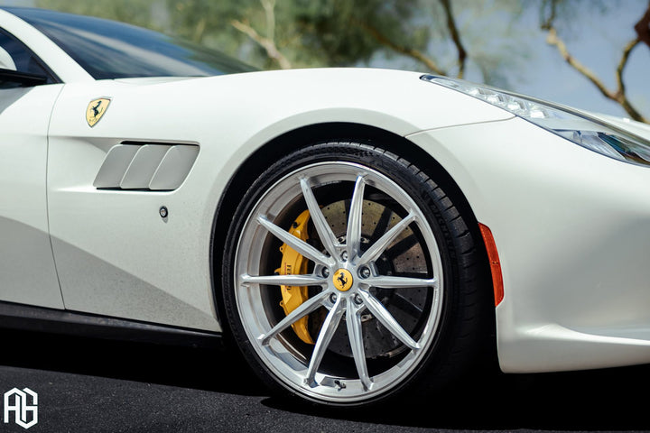 Ferrari GTC Lusso on custom forged wheels