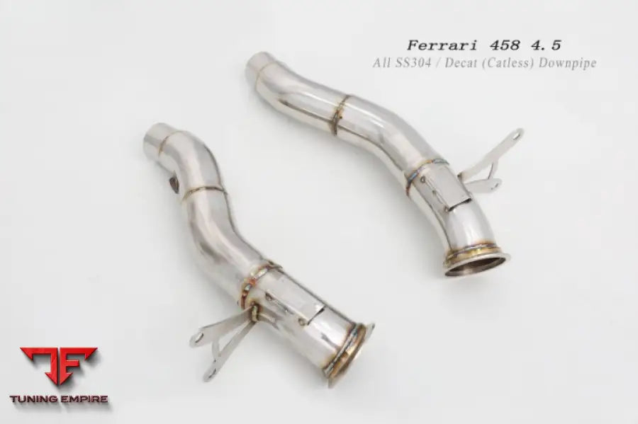 Ferrari Italia 458 4.5 All Ss304 Catless Downpipe Exhaust System