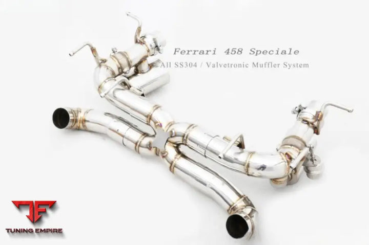 Ferrari Italia 458 Specialen All Ss304 Valvetronic Exhaust System